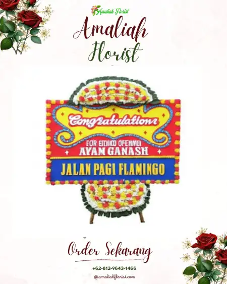 Sewa Papan Bunga Borehbangle